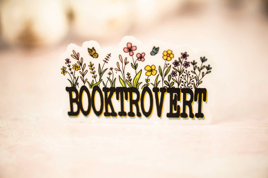 Booktrovert Sticker