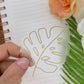 Clear Golden Leaf Sticker
