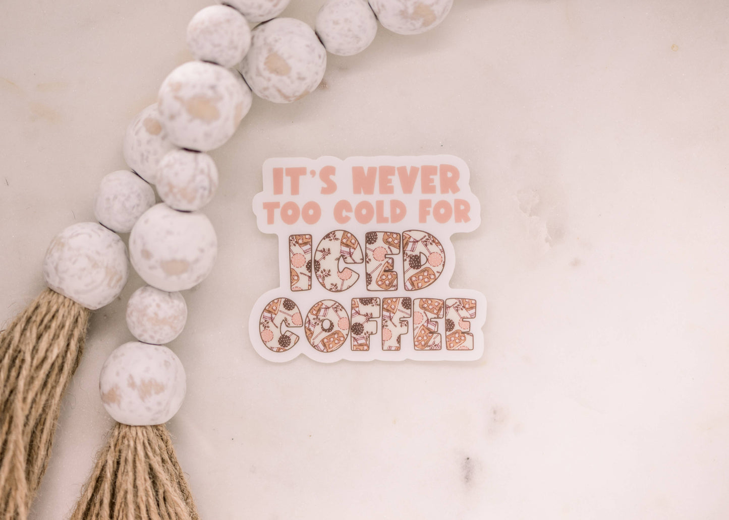 Iced Coffee Sticker