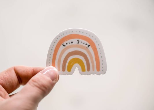 Keep Going Rainbow Sticker