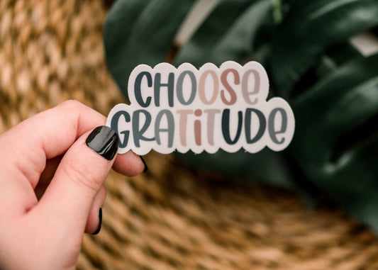 Choose Gratitude Sticker